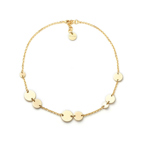 COLLANA CON MEDAGLIETTE DORATA 2583